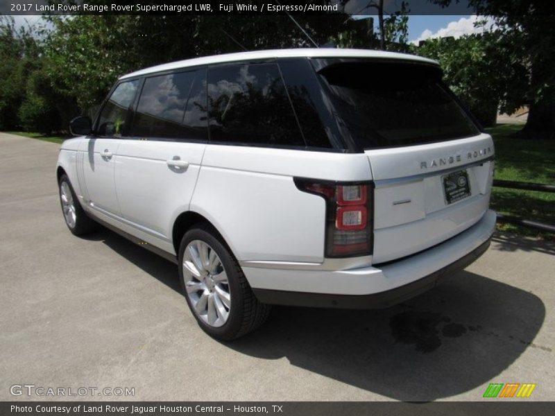 Fuji White / Espresso/Almond 2017 Land Rover Range Rover Supercharged LWB
