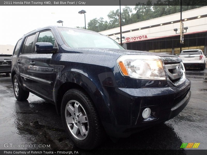Bali Blue Pearl / Gray 2011 Honda Pilot Touring 4WD