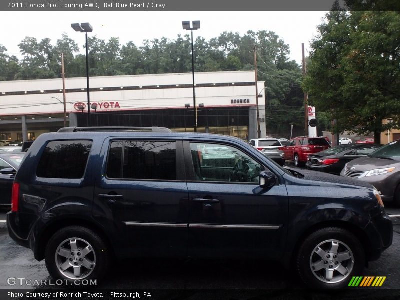 Bali Blue Pearl / Gray 2011 Honda Pilot Touring 4WD