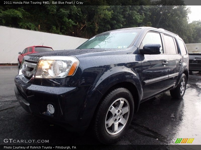 Bali Blue Pearl / Gray 2011 Honda Pilot Touring 4WD