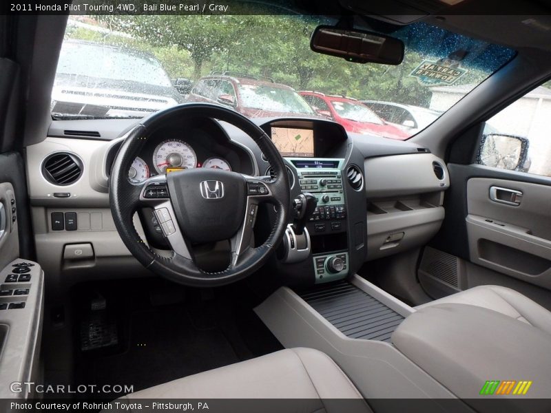 Bali Blue Pearl / Gray 2011 Honda Pilot Touring 4WD