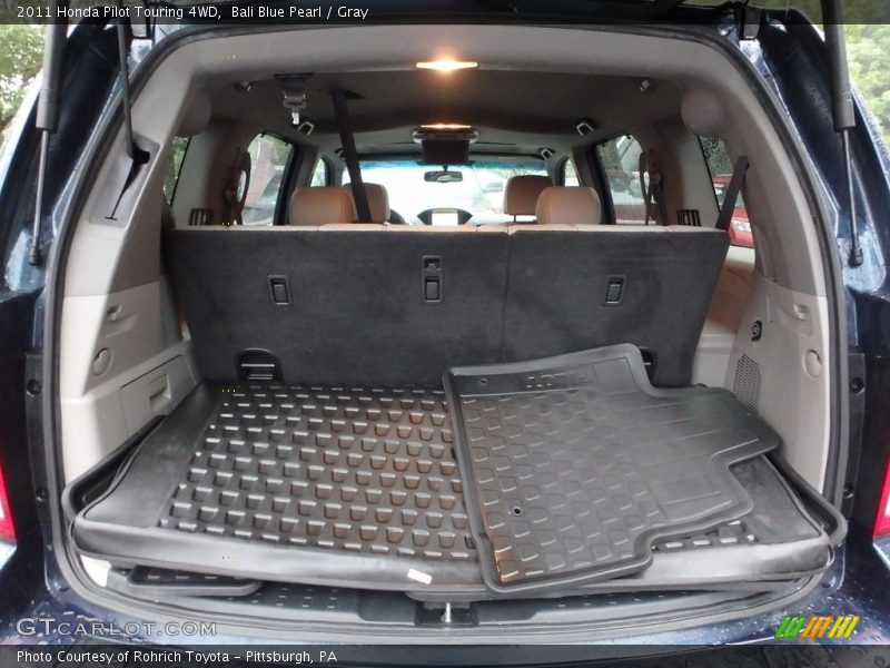 Bali Blue Pearl / Gray 2011 Honda Pilot Touring 4WD
