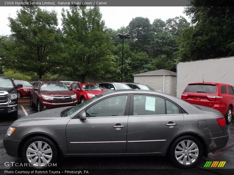 Natural Khaki Green / Camel 2009 Hyundai Sonata Limited