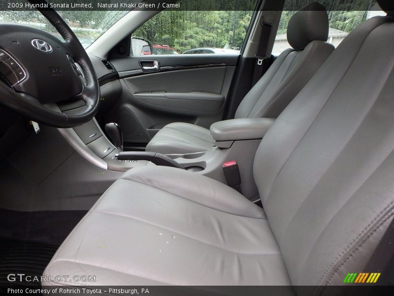 Natural Khaki Green / Camel 2009 Hyundai Sonata Limited
