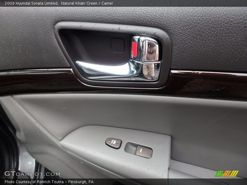 Natural Khaki Green / Camel 2009 Hyundai Sonata Limited