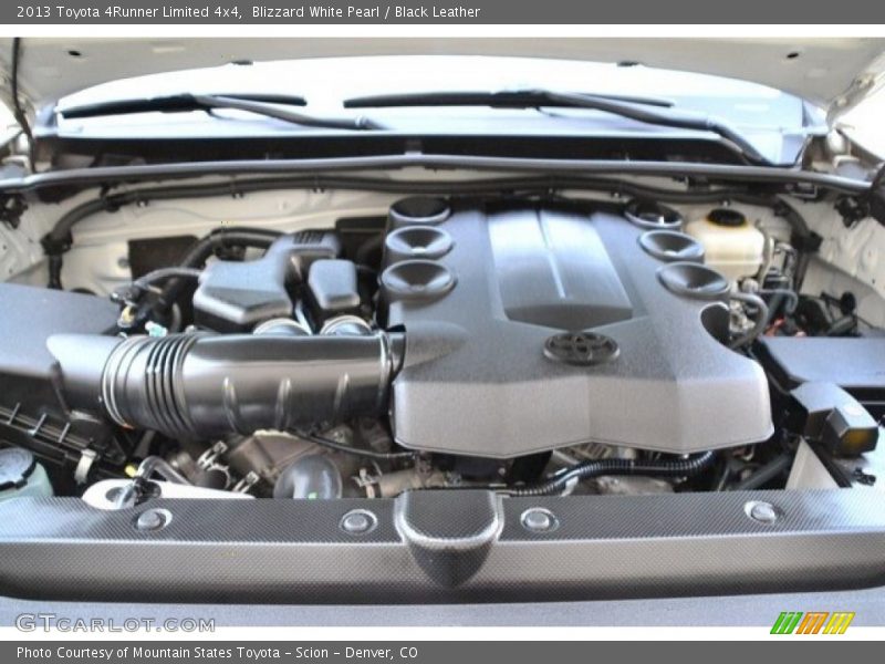 Blizzard White Pearl / Black Leather 2013 Toyota 4Runner Limited 4x4