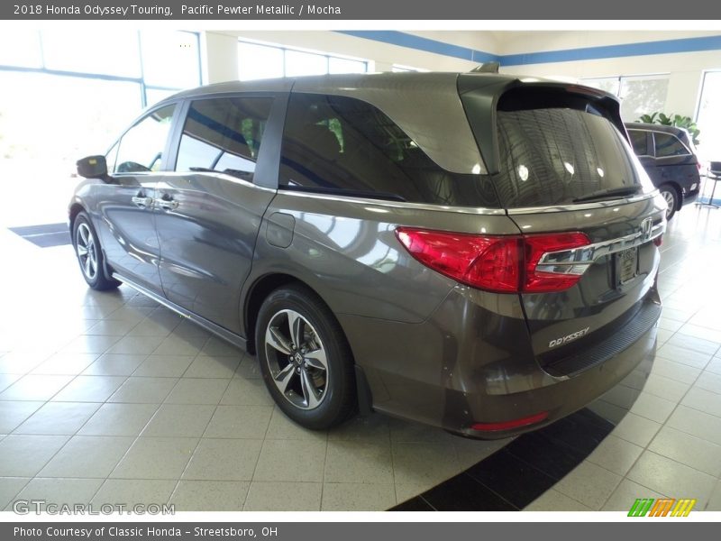 Pacific Pewter Metallic / Mocha 2018 Honda Odyssey Touring