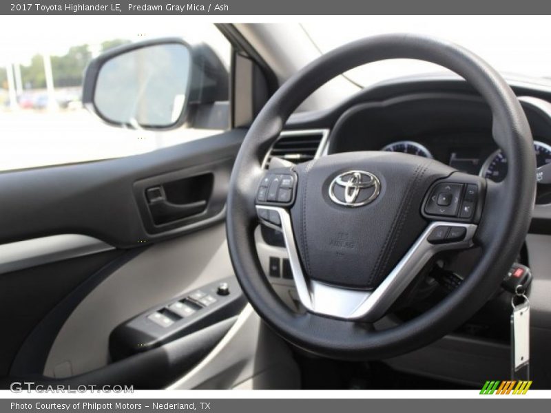  2017 Highlander LE Steering Wheel
