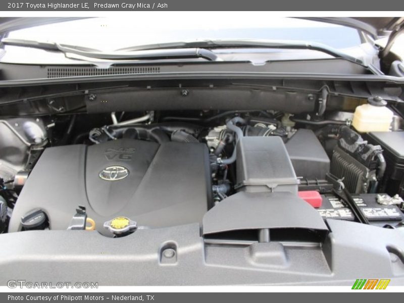  2017 Highlander LE Engine - 3.5 Liter DOHC 24-Valve Dual VVT-i V6
