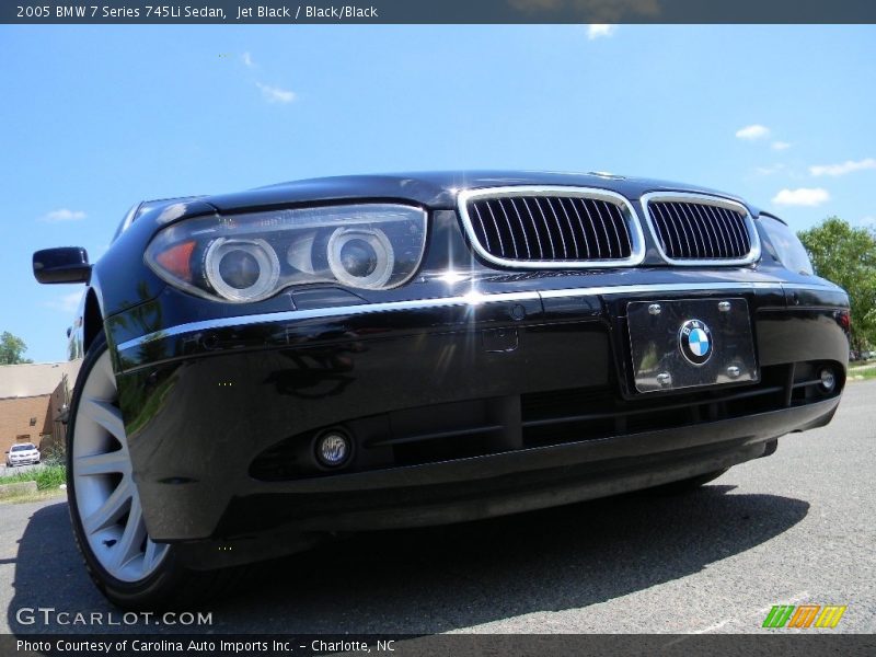 Jet Black / Black/Black 2005 BMW 7 Series 745Li Sedan