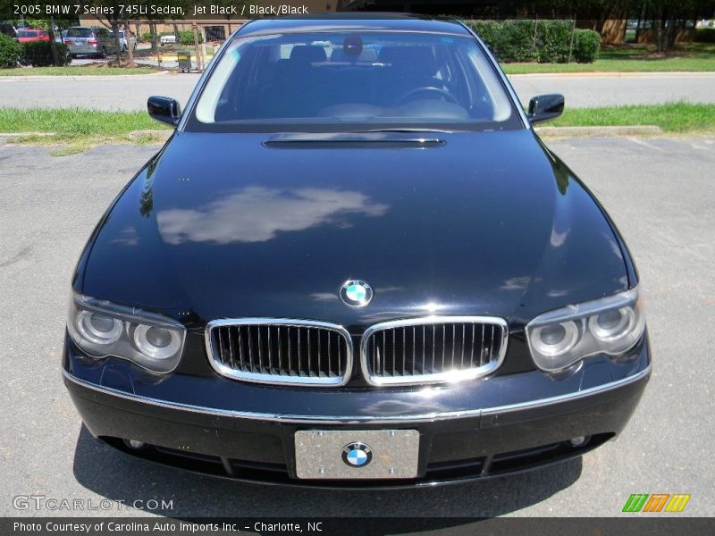 Jet Black / Black/Black 2005 BMW 7 Series 745Li Sedan