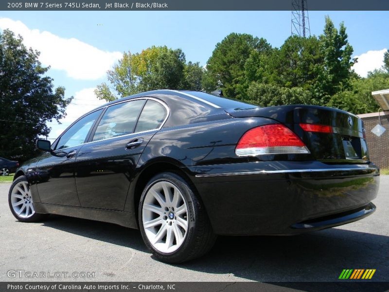 Jet Black / Black/Black 2005 BMW 7 Series 745Li Sedan