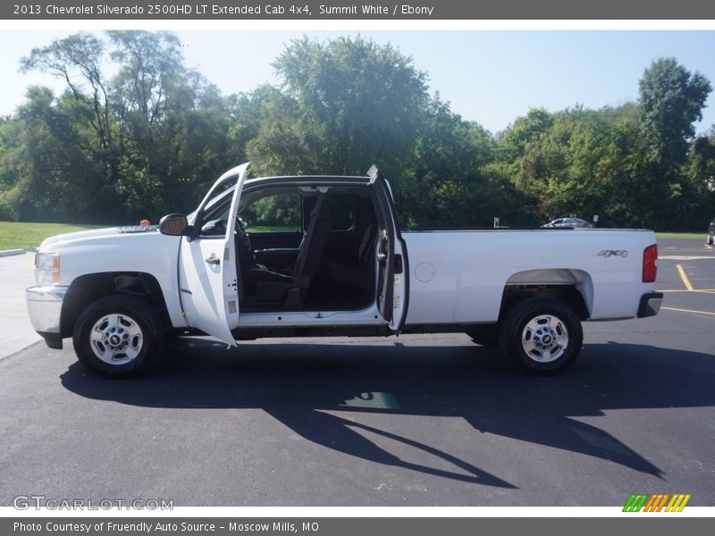 Summit White / Ebony 2013 Chevrolet Silverado 2500HD LT Extended Cab 4x4