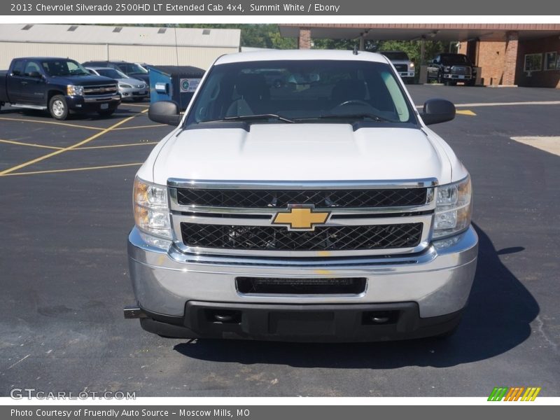 Summit White / Ebony 2013 Chevrolet Silverado 2500HD LT Extended Cab 4x4