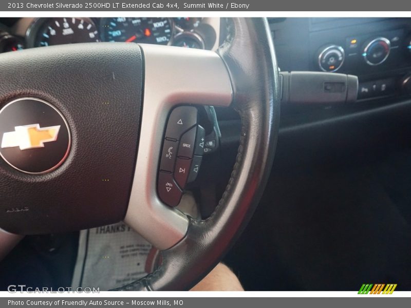 Summit White / Ebony 2013 Chevrolet Silverado 2500HD LT Extended Cab 4x4