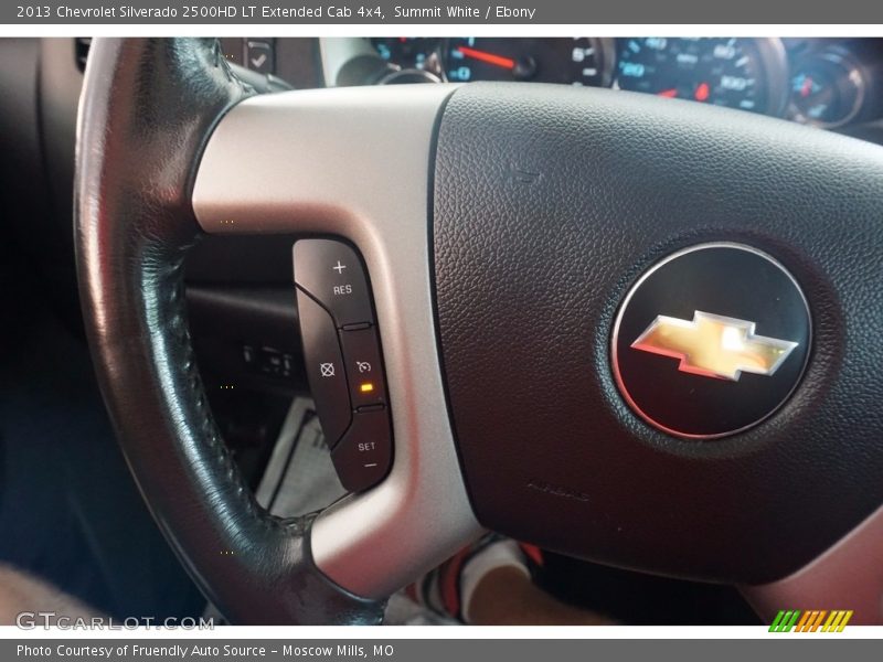 Summit White / Ebony 2013 Chevrolet Silverado 2500HD LT Extended Cab 4x4