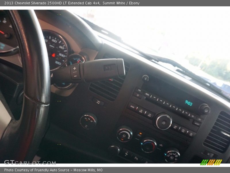 Summit White / Ebony 2013 Chevrolet Silverado 2500HD LT Extended Cab 4x4