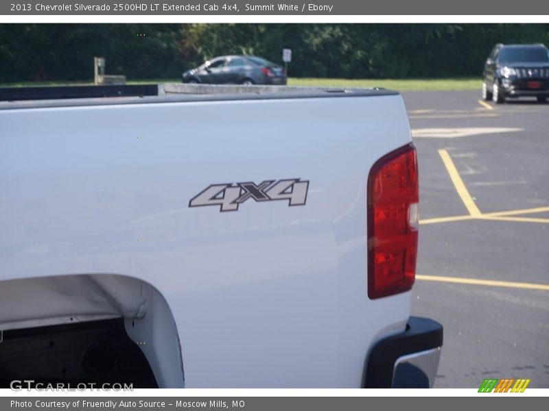 Summit White / Ebony 2013 Chevrolet Silverado 2500HD LT Extended Cab 4x4