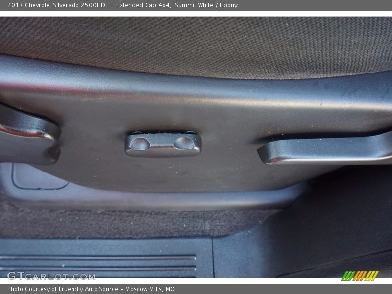 Summit White / Ebony 2013 Chevrolet Silverado 2500HD LT Extended Cab 4x4