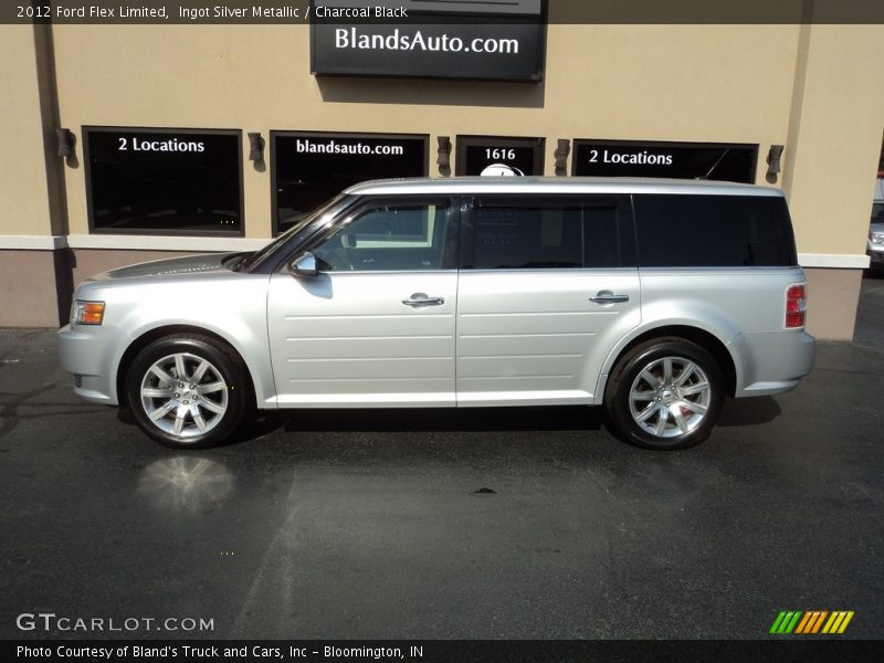 Ingot Silver Metallic / Charcoal Black 2012 Ford Flex Limited