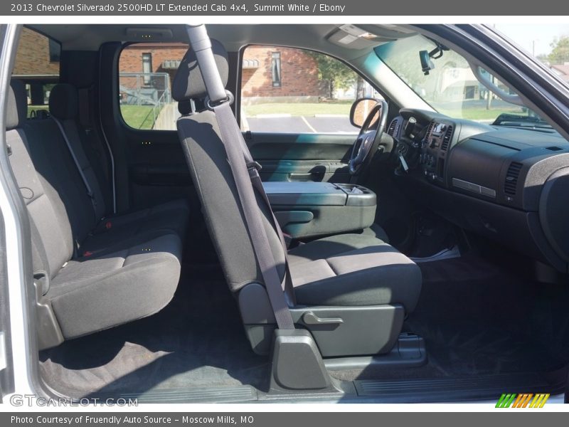 Summit White / Ebony 2013 Chevrolet Silverado 2500HD LT Extended Cab 4x4