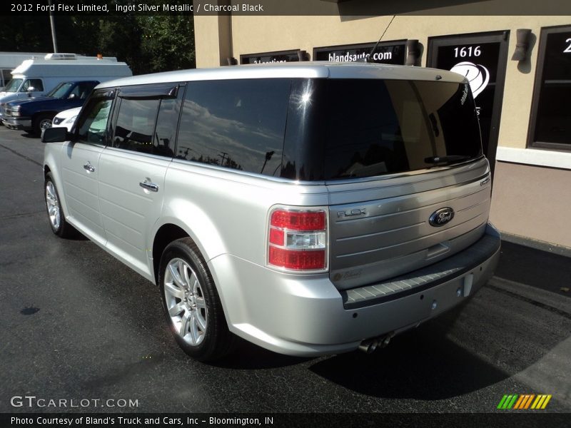 Ingot Silver Metallic / Charcoal Black 2012 Ford Flex Limited
