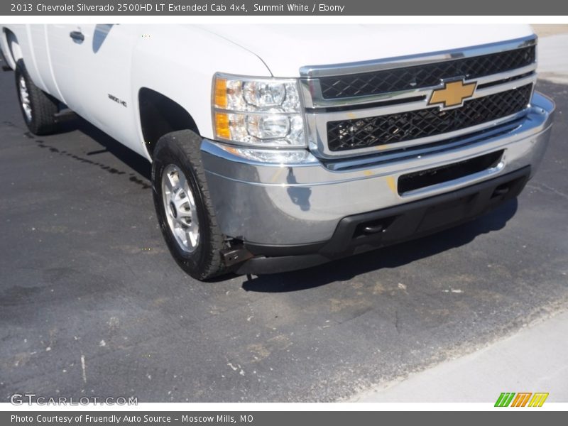 Summit White / Ebony 2013 Chevrolet Silverado 2500HD LT Extended Cab 4x4