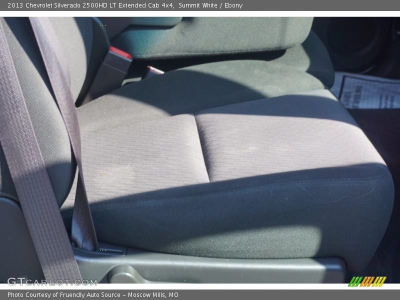 Summit White / Ebony 2013 Chevrolet Silverado 2500HD LT Extended Cab 4x4