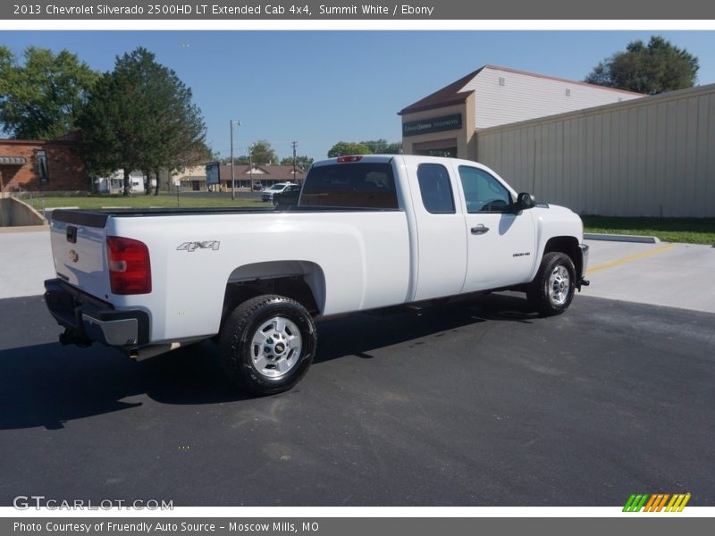 Summit White / Ebony 2013 Chevrolet Silverado 2500HD LT Extended Cab 4x4