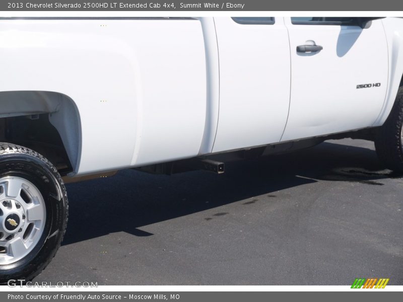 Summit White / Ebony 2013 Chevrolet Silverado 2500HD LT Extended Cab 4x4