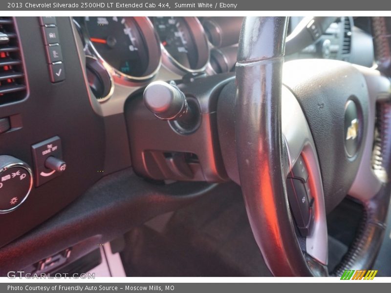 Summit White / Ebony 2013 Chevrolet Silverado 2500HD LT Extended Cab 4x4