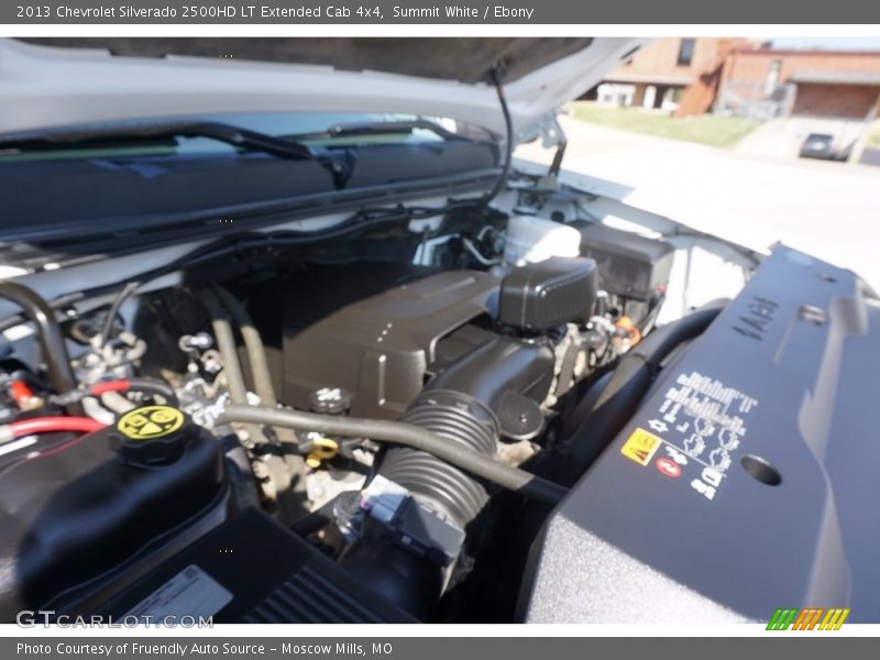 Summit White / Ebony 2013 Chevrolet Silverado 2500HD LT Extended Cab 4x4