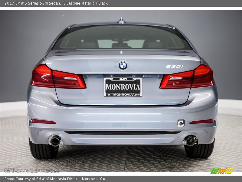 Bluestone Metallic / Black 2017 BMW 5 Series 530i Sedan