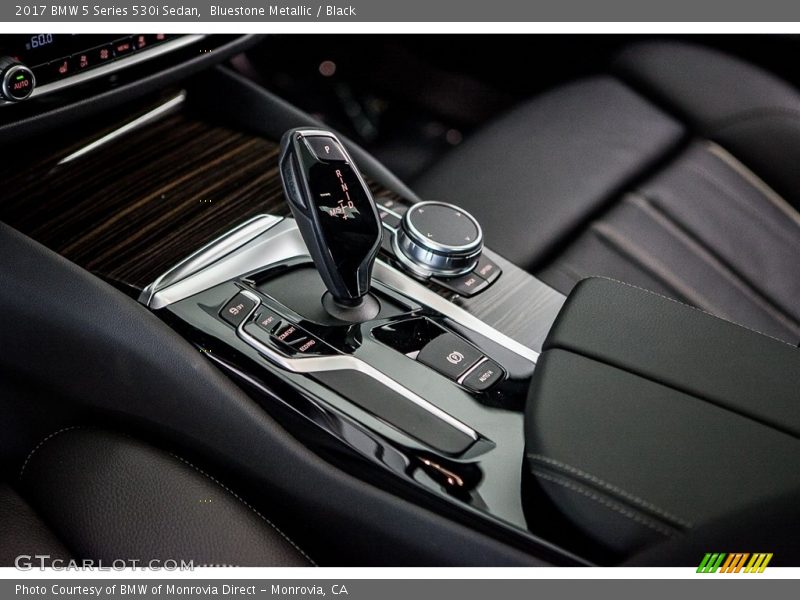 Bluestone Metallic / Black 2017 BMW 5 Series 530i Sedan
