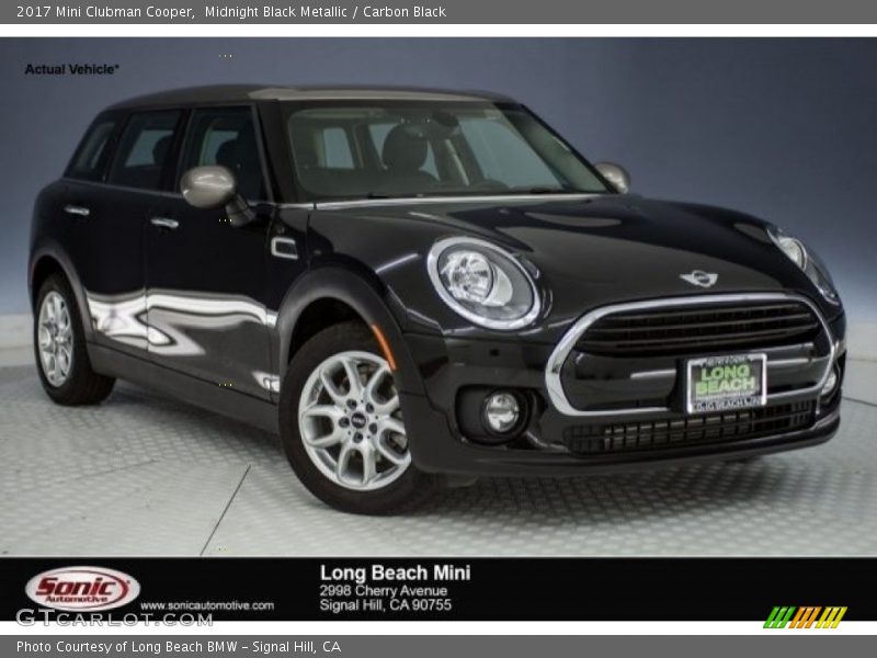 Midnight Black Metallic / Carbon Black 2017 Mini Clubman Cooper