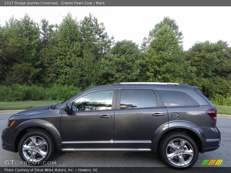 Granite Pearl-Coat / Black 2017 Dodge Journey Crossroad