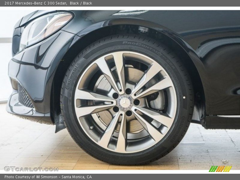Black / Black 2017 Mercedes-Benz C 300 Sedan