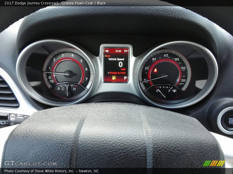 Granite Pearl-Coat / Black 2017 Dodge Journey Crossroad