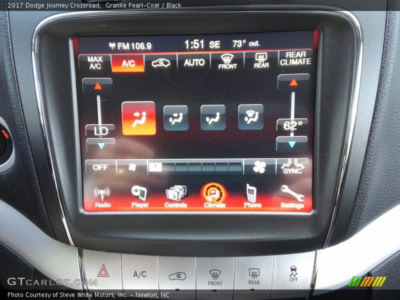 Granite Pearl-Coat / Black 2017 Dodge Journey Crossroad