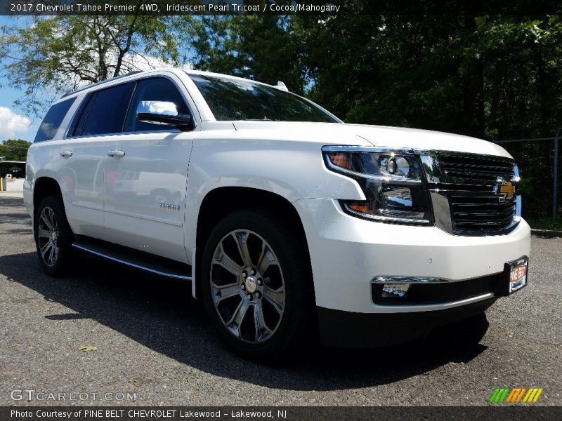 Iridescent Pearl Tricoat / Cocoa/Mahogany 2017 Chevrolet Tahoe Premier 4WD