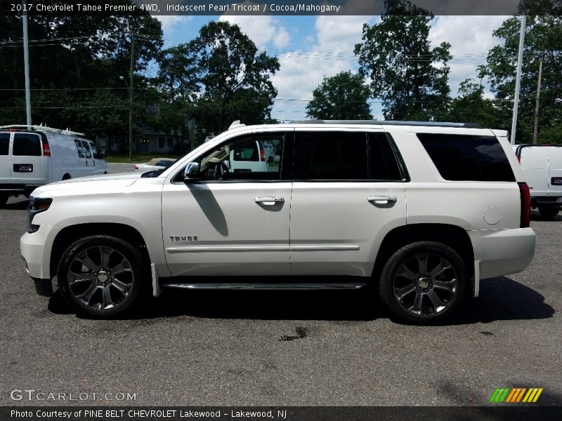 Iridescent Pearl Tricoat / Cocoa/Mahogany 2017 Chevrolet Tahoe Premier 4WD