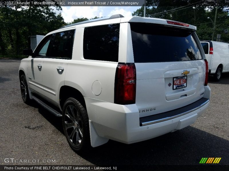 Iridescent Pearl Tricoat / Cocoa/Mahogany 2017 Chevrolet Tahoe Premier 4WD