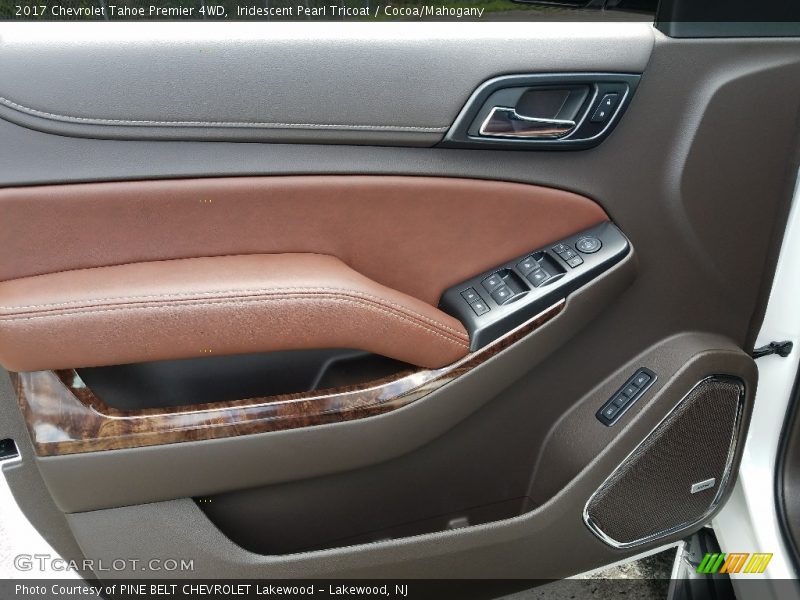 Iridescent Pearl Tricoat / Cocoa/Mahogany 2017 Chevrolet Tahoe Premier 4WD