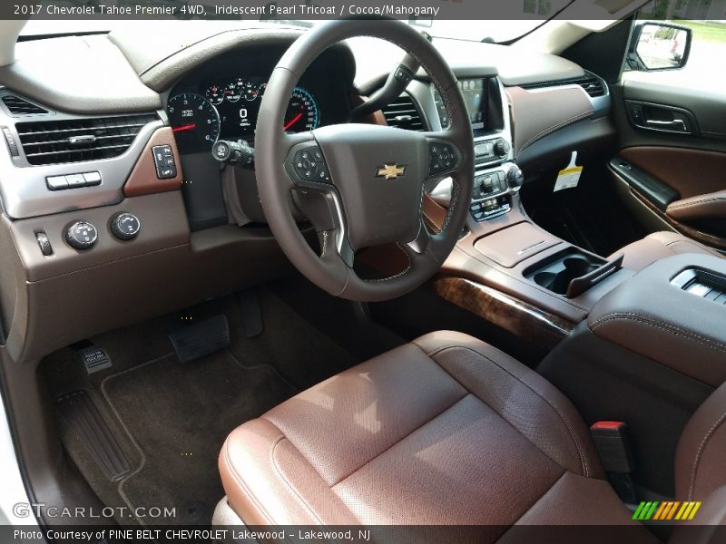 Iridescent Pearl Tricoat / Cocoa/Mahogany 2017 Chevrolet Tahoe Premier 4WD