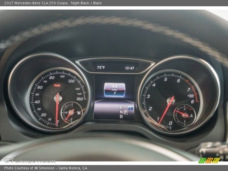 Night Black / Black 2017 Mercedes-Benz CLA 250 Coupe