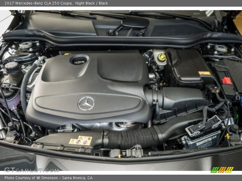 Night Black / Black 2017 Mercedes-Benz CLA 250 Coupe