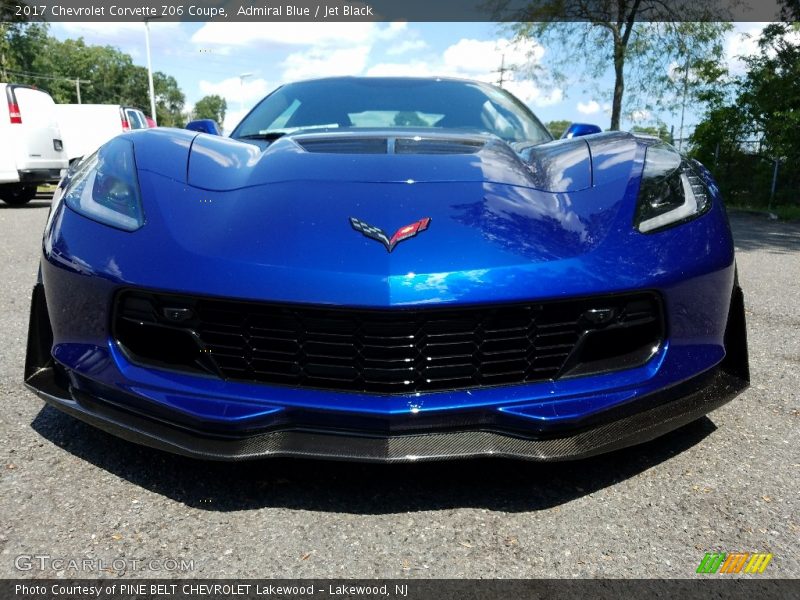 Admiral Blue / Jet Black 2017 Chevrolet Corvette Z06 Coupe