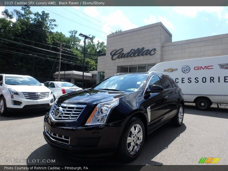 Black Raven / Ebony/Ebony 2015 Cadillac SRX Luxury AWD