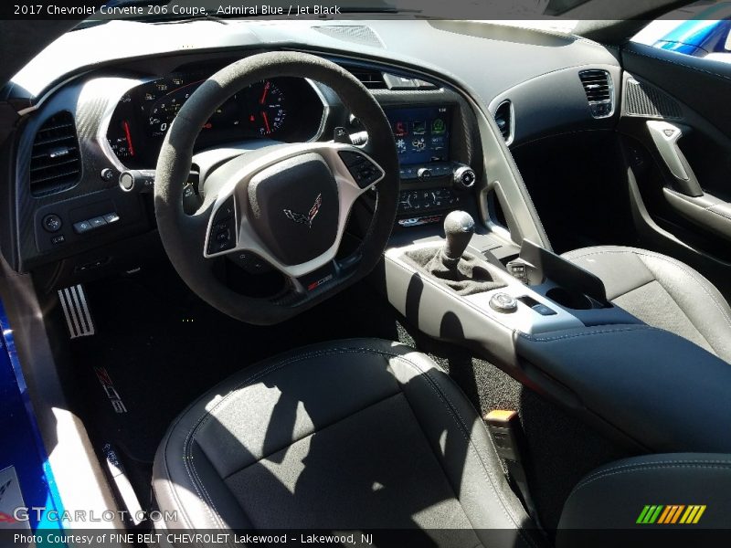 Admiral Blue / Jet Black 2017 Chevrolet Corvette Z06 Coupe