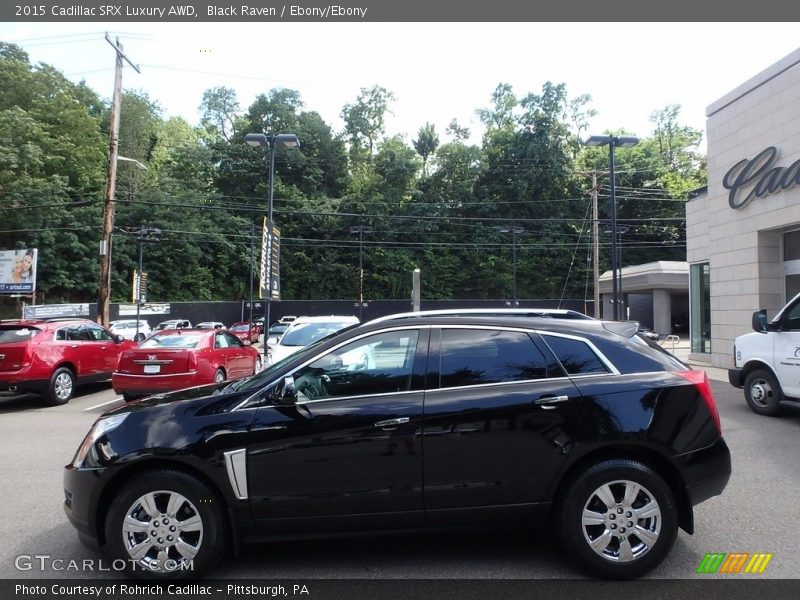 Black Raven / Ebony/Ebony 2015 Cadillac SRX Luxury AWD